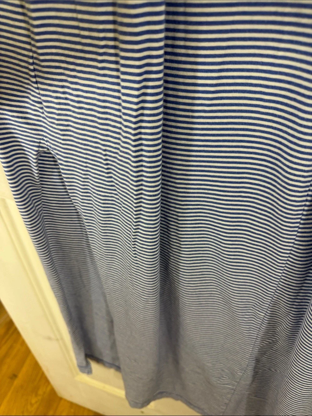 725 10/$50🏄🏻‍♀️ Gap Maxi Striped Blue Sundress with Side Slit